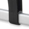 Whitmor 6196-4342 3 Pair Boot Organizer, Black/Silver, 10.25" x 22.25" x 17.5" (Length x Width x Height)