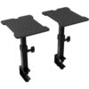 Audibax Neo STM-15 - Speaker Desk Stand - Studio Monitor Stand - Height Adjustable from 22.4 to 29.7 cm - Adjustable Angle up to 10° - Universal
