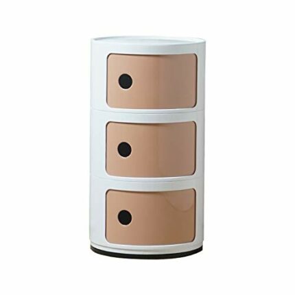 SDFGH Bedside Cabinet Plastic Drawer Cabinet Minimalist Storage Cabinet, Bedside Cabinet Bedroom Creative Minimalist Mini Shelf