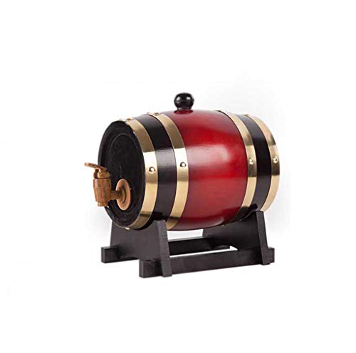 Stylish Simplicity Wine Shelf Oak Barrel Wine Barrel Wine Red Wine Barrel Household with Faucet Brewed Wine, PIBM, a,