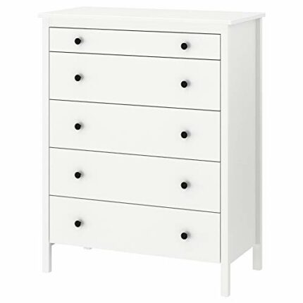 Ikea KOPPANG chest of 5 drawers, 90x114 cm, white