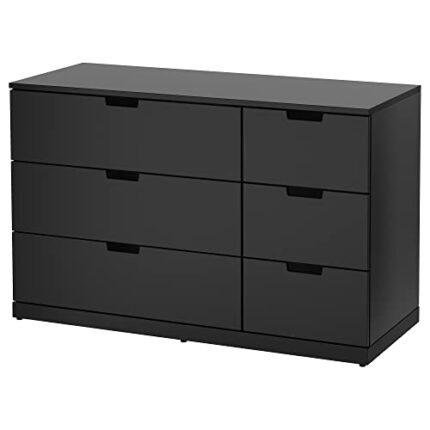 Ikea NORDLI chest of 6 drawers, 120x76 cm, anthracite