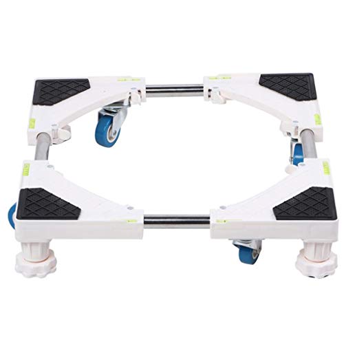 JHDFH 4 Feet with 4 Universal Wheels Washing Machine Base Stand Holder for Automatic Washing Machine Tool
