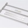Towel Bar Rail 3-Tier Bath Towel Rack 304 Brushed Finish Stainless Steel Wall Mounted Towel Holder 40 cm Towel Rails for Kitchen Bathroom Toilet