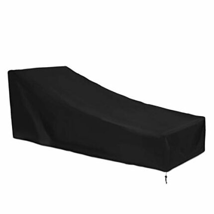 Omabeta Outdoor Sun Lounger Cover, Outdoor Recliner Chair Cover Waterproof Chaise Cover Foldable for Beach for Outdoor Furniture