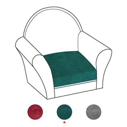 NiCoLa Chair Sofa Slipcover, Sofa Cushion Cover, Super Stretch Sofa Covers for Living Room Furniture Protector (1 Seater, Teal)