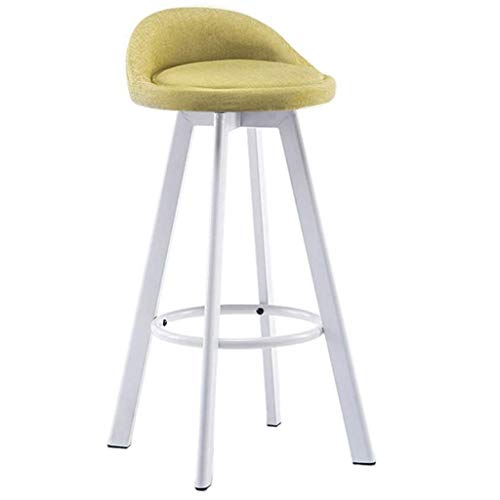 LUKEO Hydraulic Bar Stool Dining Chairs with Backrest 360° Swivel Adjustable Height PU Upholstered Seat Assembled Pub Home