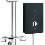 Bristan BL3105 B Bliss 3 Electric Shower, 10.5 kW, Black