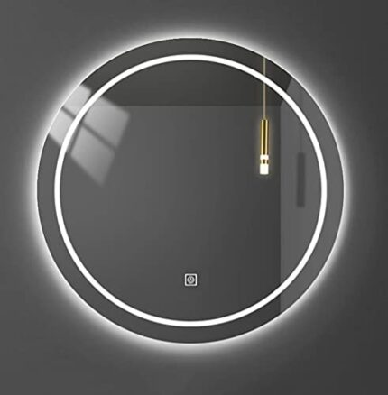Bathroom mirror Backlit LED Illuminated, Wall Mounted Frameless Vanity Mirror With Touch Switch, IP44 Waterproof