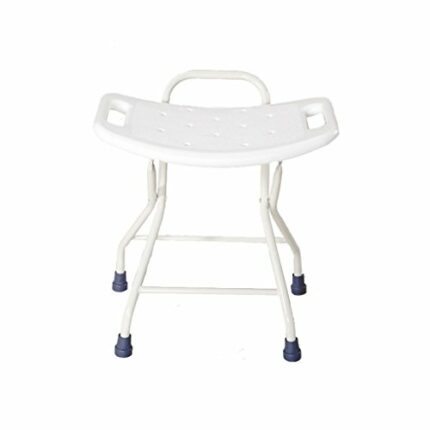 Bath Stools,Shower Stool Bathroom White Foldable Shower Chair Change Shoes Stool Elderly/Handicapped/Pregnant Bath Stool Safety Anti-Slip Chair M