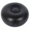 01 Inflatable Flocking Chair, Indoor Outdoor Inflatable Stool Footrest Blue Round for Home for Travel