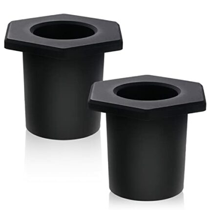 LUTER 2pcs Patio Table Umbrella Hole Ring, Cone Wedge Shaped Patio Umbrella Hole Plug Anti-Skidding Silicone Umbrella Hole Insert for 1.5" Pool U