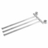 Towel Rack Wall Mounted, Swivel Towel Rail Towel Bar Rotating Towel Holder with 3 Arms for Bathroom Kitchen- Durable and Space-Saving