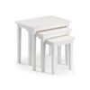 Julian Bowen Cleo Nest of Tables, Oak, Height: 46, Width: 48, Depth: 33cm