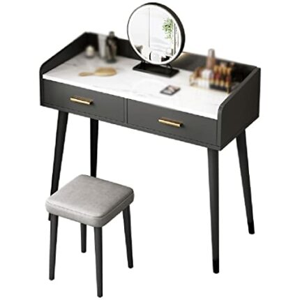 ZGJHFF Dressing Table Small Household Dressing Table Vanity Home Vanity Table LED