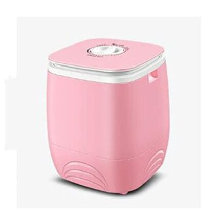 ZAIZAI Electric Mini Clothes Washing Machine Home Semi-Automatic Child Washing Machine 3kg Clothing (Color : Pink, Size : As The Picture Shows)