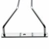 Abcsea 24 cm Wine Glass Holder Rack, Chrome Wine Glass Holders Hanging Under Shelf, 1 Piece (1 Row)