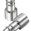 YOTOO 19pcs 1/4" BSP Air Line Connectors Euro Hose Compressor Fitting Metal Quick Connectors Air Coupler and Plug Set