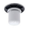Lokatall Shower Drain Cover, Shower Waste Trap Cover Plug Hole Cover Shower Trap Cover Replacement, 115mm Chrome Finished Top Cover / 90mm Drain