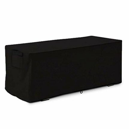 Wenhe Patio Deck Box Cover Outdoor Storage Container Lid Storage Box Protective Cover Waterproof to Protect Large Deck Boxes