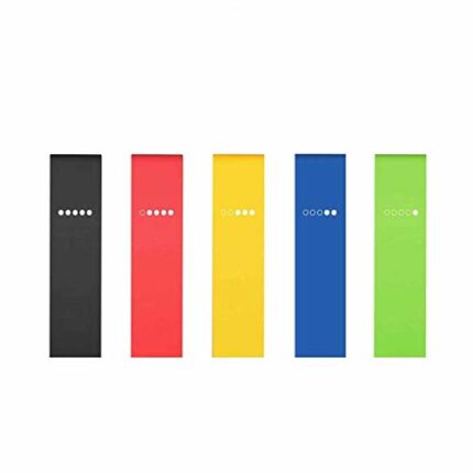 NXYJD 5PCS Yoga Resistance Bands Stretching Rubber Loop Exercise Fitness Equipment Strength Training Body Pilates Strength Training