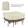 ZXFYHD Garden Furniture Cover Patio,Furniture Covers Waterproof Outdoor Garden Furniture Cover Rain Snow Dustproof Cover 210D Oxford Cloth Chair