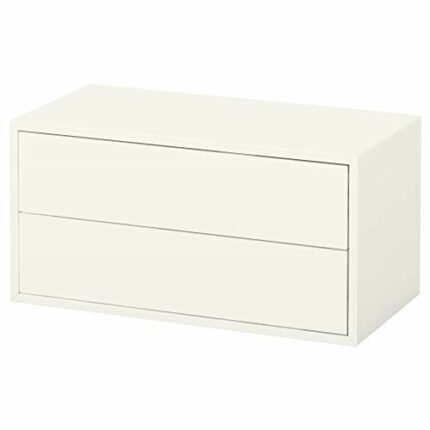 Ikea EKET cabinet with 2 drawers, 70x35x35 cm, white