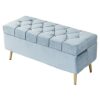 shoe storage bench ottoman Storage Benches Upholstery storage Ottoman bench, Rectangle End Of Bed Bench,Modern storage Bench Tufted Foot Rest Sto