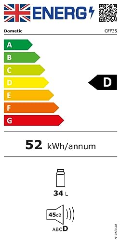 DOMETIC CFF 35 Portable Compressor Cooler and Freezer, 31 Litre with Dual Opening Lid