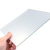 CENPEK 4 Pack Self Adhesive Mirror, 20x20cm Mirror Tiles,Flexible Plastic Mirror Sheets, 2MM Thick Acrylic Mirror,Frameless Small Mirror for Home