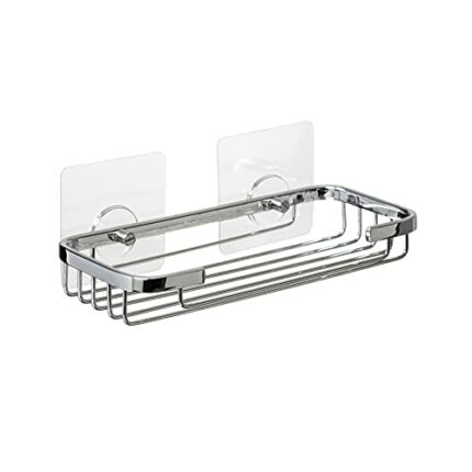 Tatay Shower Shelf, Brass, Chrome