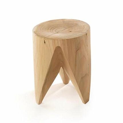 GELISURE Stools Footstool Step Stools Nordic Natural Log Pier Solid Wood Stool Creative Stool Change Shoe Bench Tea Table Stool Tree Stump Wooden