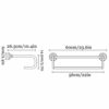 Towel Rack Copper Double Layer Wall Mounted Metal Rustproof Towel Holder Electroplated Surface Bedroom Storage Rack for Bathroom Hotel Kitchen