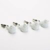 Sungmor Cast Iron Heavyweight Tablecloth Weights - 4 PACK Lovely & Beautiful White Bird Pendent Clips Weights Kit - Heavy Duty Table Cloth Cover