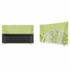 Qvo Romantic Pink Flowers TV Fabric Wall Hanging/curved Screen/LCD TV Dust Cover/TV Cover 32-86in Living Room And Bedroom Decoration,Home Accesso