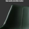 dining chair Kitchen Dining Room Furniture Chairs Dining Chairs Water Proof Leather Side Chair With Black Steel Legs Kitchen Living Room Lounge C