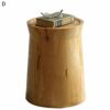 GELISURE Stools Footstool Step Stools Nordic Natural Log Pier Solid Wood Stool Creative Stool Change Shoe Bench Tea Table Stool Tree Stump Wooden