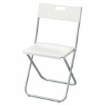 BestOnlineDeals01 GUNDE Folding chair, white, 41x45x78 cm durable and easy to care for. Foldable chairs. Dining chairs. Chairs. Furniture. Enviro