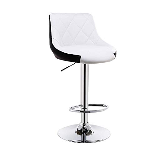 DINGZZ Solid Wood Bar Chair Household High Stool Reception Chair Simplicity Bar Nordic Barstool Backrest Stool Coffee Chair (Color : D)