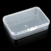 Divono Storage Box,6PCS Square Clear Plastic Storage Containers Box with lids, Empty Mini Clear Plastic Organizer Storage Box,Durable Storage Box