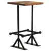 DINGZZ Kitchen Bar Tables and Chairs Set Dining Room High Top Counter Height Table Set for 2 Solid Reclaimed Wood
