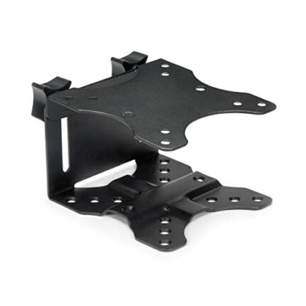 StarTech.com Thin Client Mount - Mini PC VESA Mount - Adjustable .7 to 2.8" - Under Desk Computer Mount - Mac Mini Monitor Mount (ACCSMNT), Black