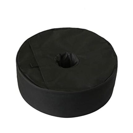 Umbrella Base Weight Bag, Round Base Stand Weatherproof Parasol Weights Bag with Large Opening fit for Offset, Cantilever or Standard Outdoor Pat