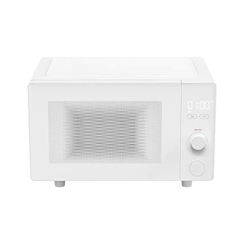 KKYKP Countertop Microwave Oven with Compact Size, Position-Memory Turntable, Sound on/Off Button, Custom Cooking Mode, 20L,700W, White
