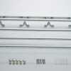 FVRTFT Stainless Steel Wall Mounted Bathroom Towel Rack Brushed Towel Shelf Towel Holder Hotel Rail Shelf Storage Holder