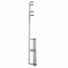 Fdit Wall mounted iron wine glasses rack, double row stemware wine glass holder storage rack bottle glass holder