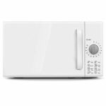 AIQMML Oven Compact Power Settings, Removable Turntable, Compliant Small Countertop Microwave, White Kitchen Appliances