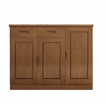 MXIAOXIA Shoe Cabinet Solid Wood Shoe Cabinet Thick Base Reinforcement Design Smooth Edges and Corners Storage Draw