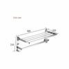 N/A Multifunctional Towel Rack-The Towel Rack Can Be Folded, The Towel Rack is Double-Layered, and It is Not Easy to Fall Off