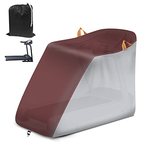 CoukouCover Treadmill Cover, 600D Material with Oxford Fabric, Indoor and Outdoor Universal dust Cover with New Reflective Strip Design